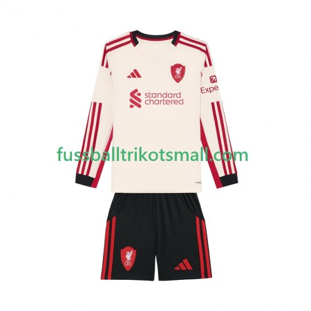 Fußballtrikots Liverpool Kinder 2025-2026 Langarm Auswärts-trikot kaufen Fußballtrikots Liverpool Kinder 2025-2026 Langarm Auswärts-trikot kaufen